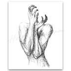 "Lines Portrait" Print