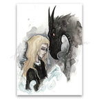 "Luna and the Thestral Print