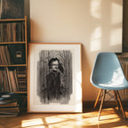 Poe and The Raven Print