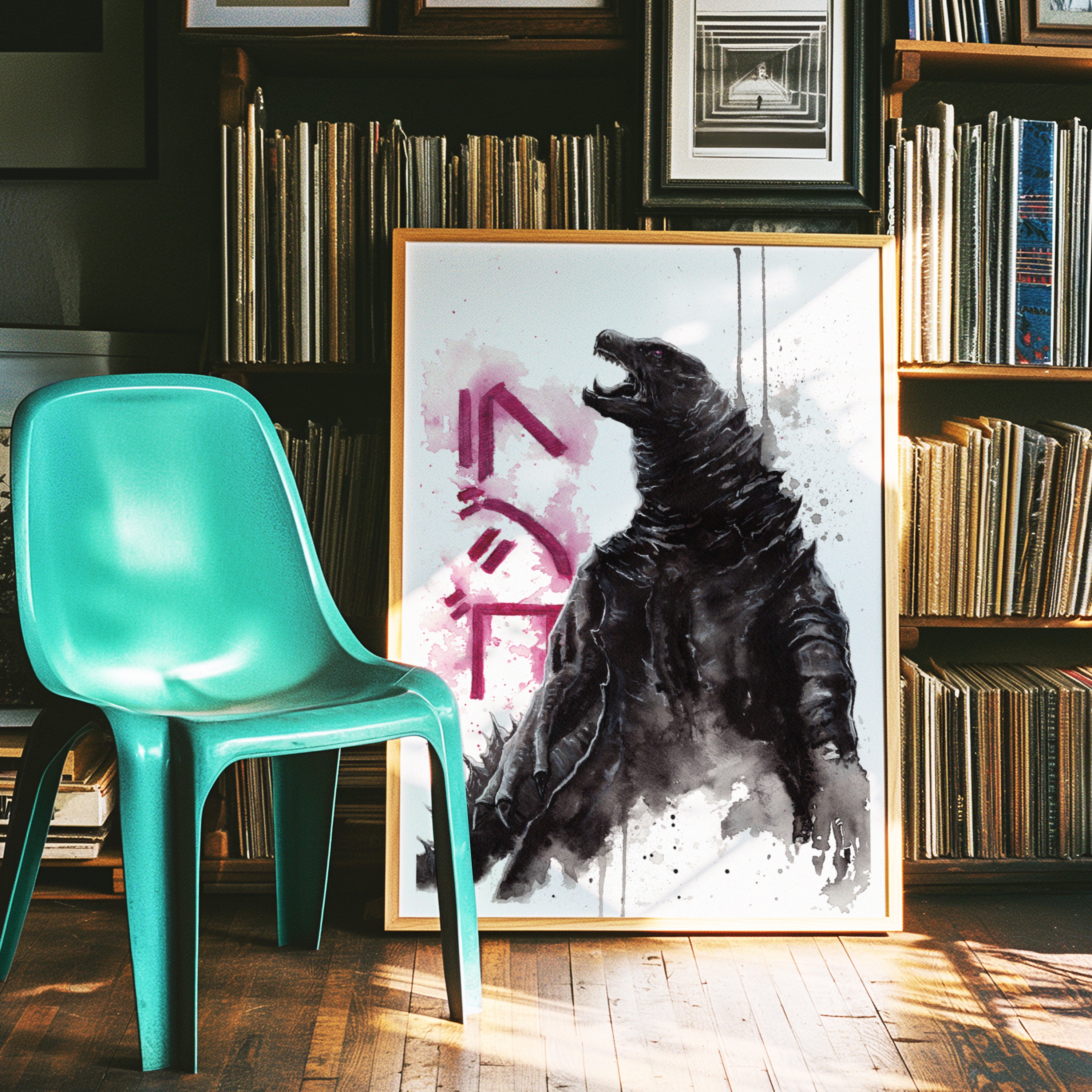 Godzilla Print