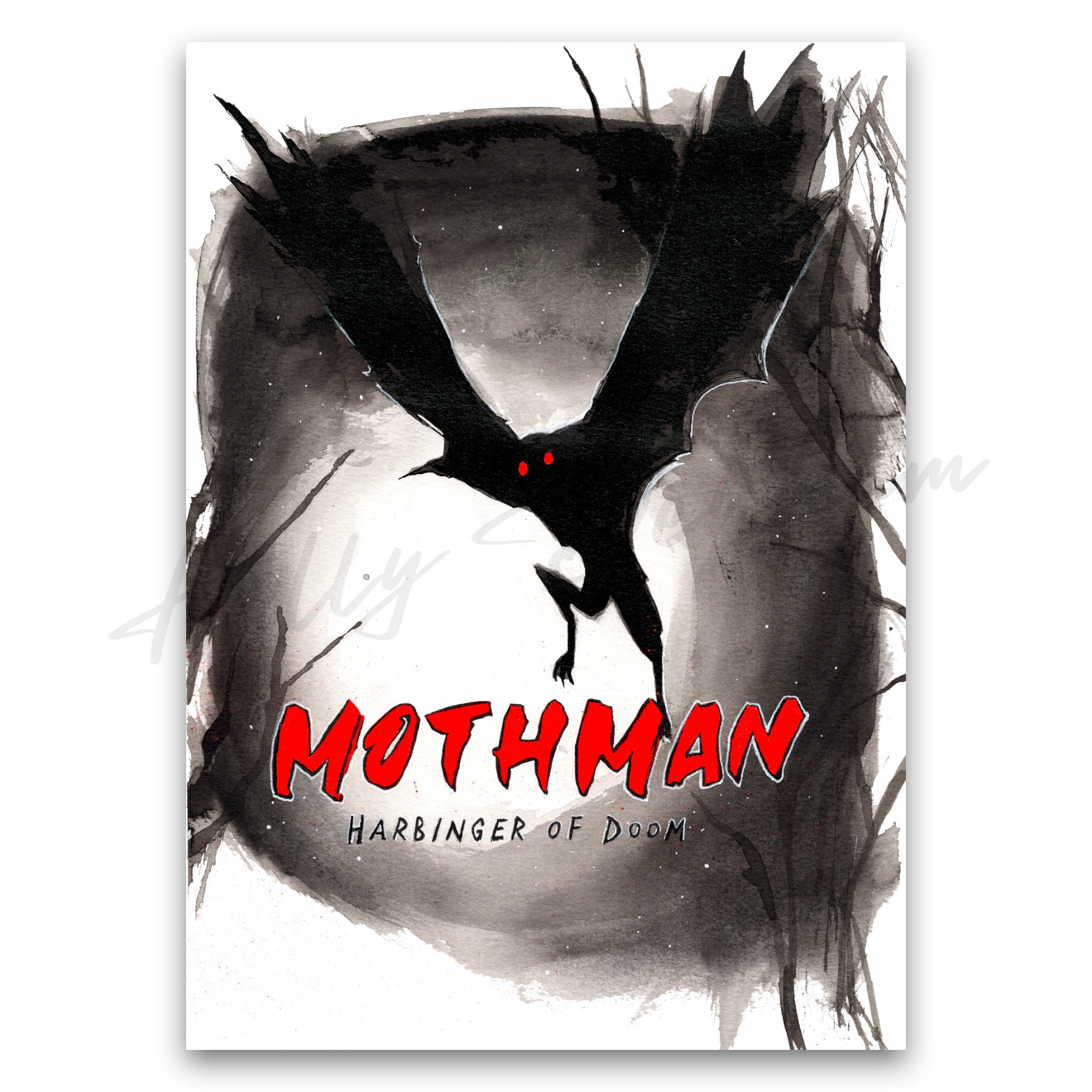 "Mothman" Print