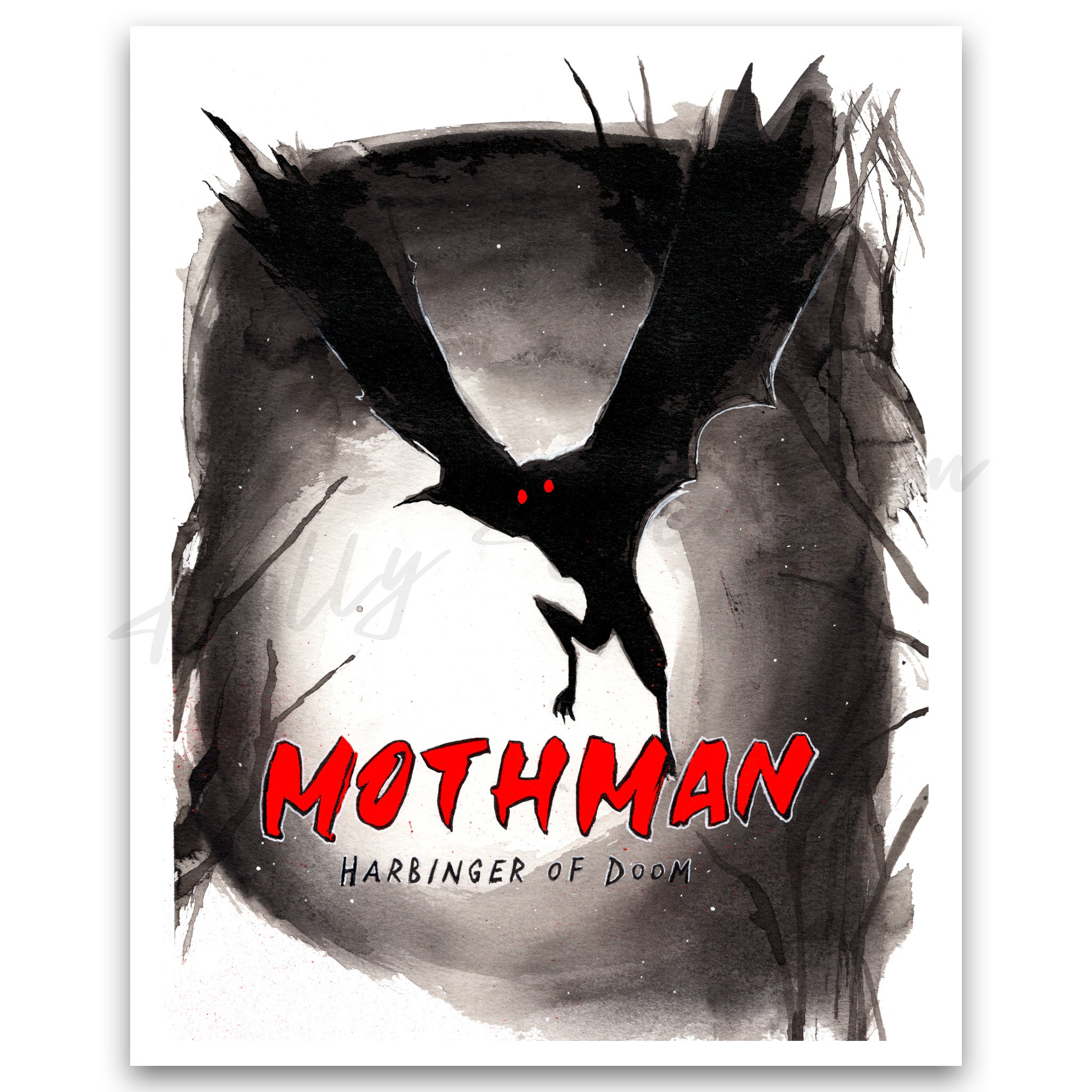 "Mothman" Print
