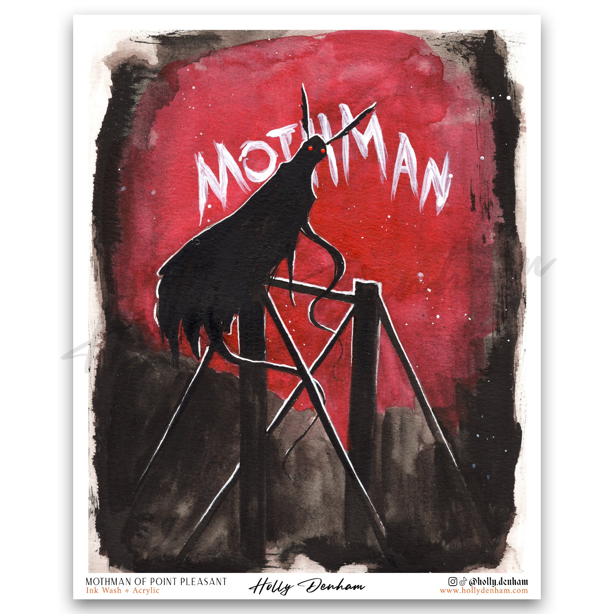 "Mothman of Point Pleasant" Print
