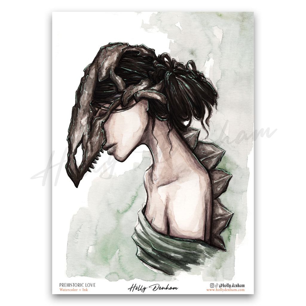 "Prehistoric Love" Print