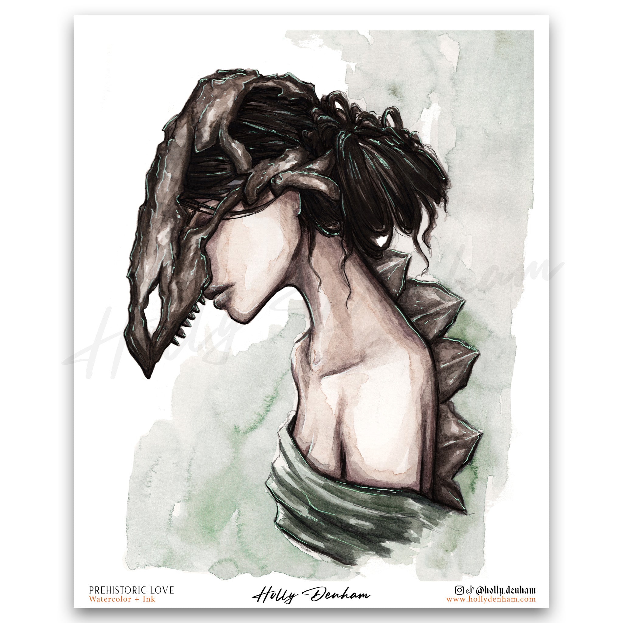 "Prehistoric Love" Print