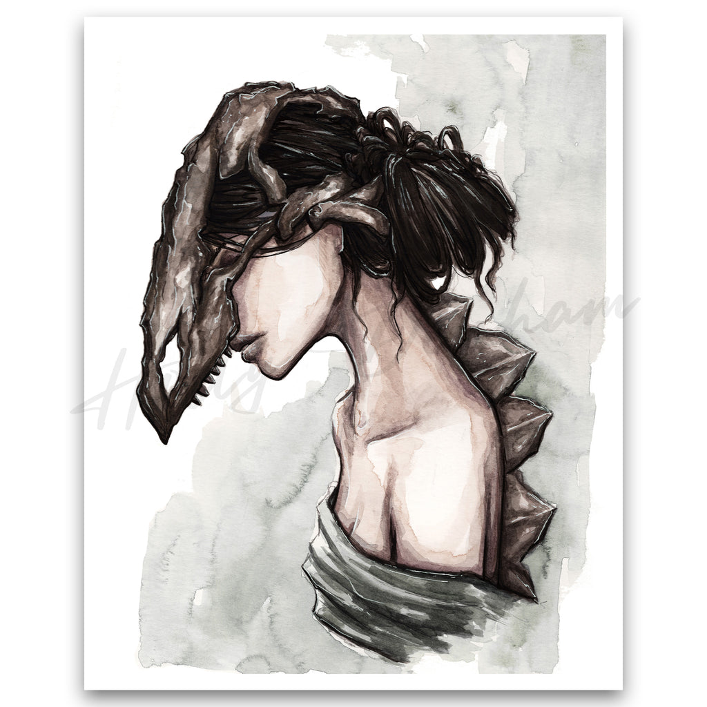 "Prehistoric Love" Print