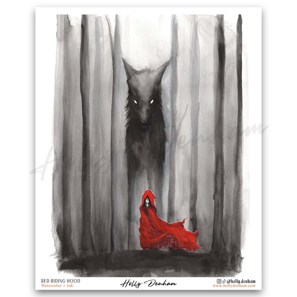 "Red Riding Hood" Print