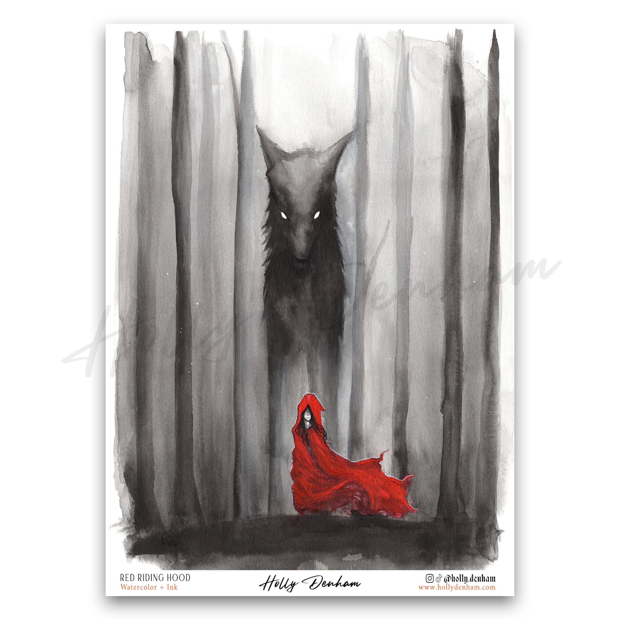 "Red Riding Hood" Print