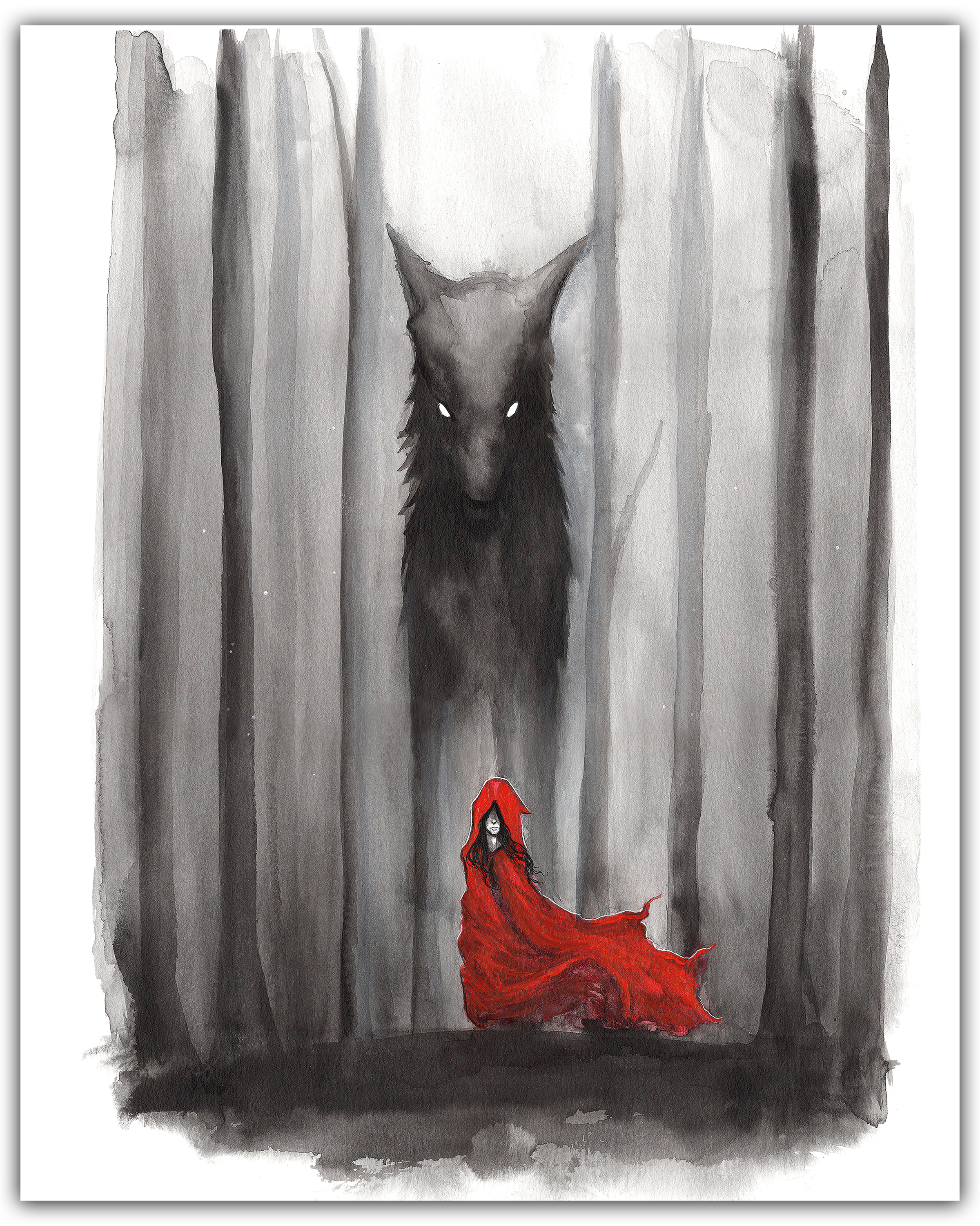Red Riding Hood Print (New)