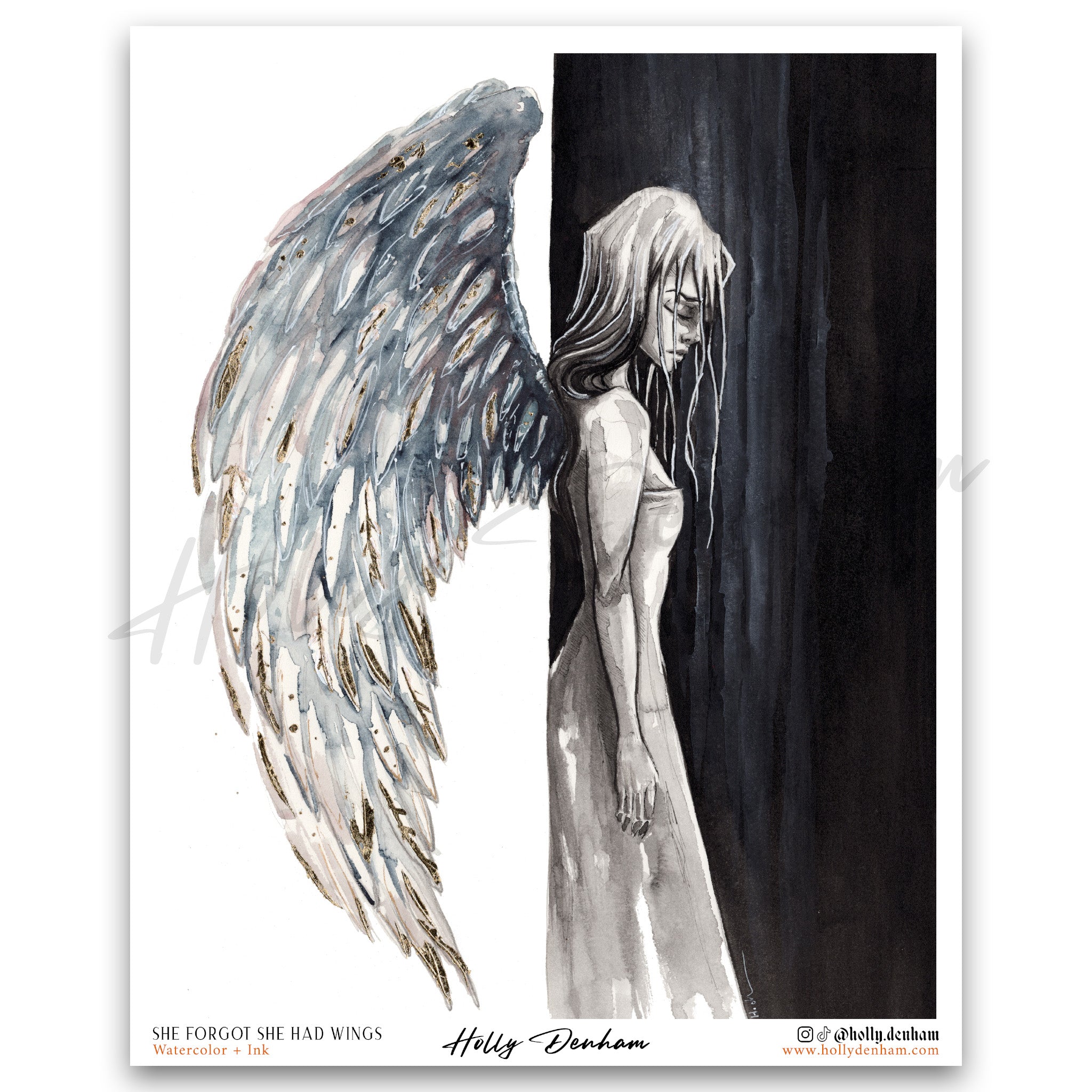 "She Forgot She Had Wings" Print