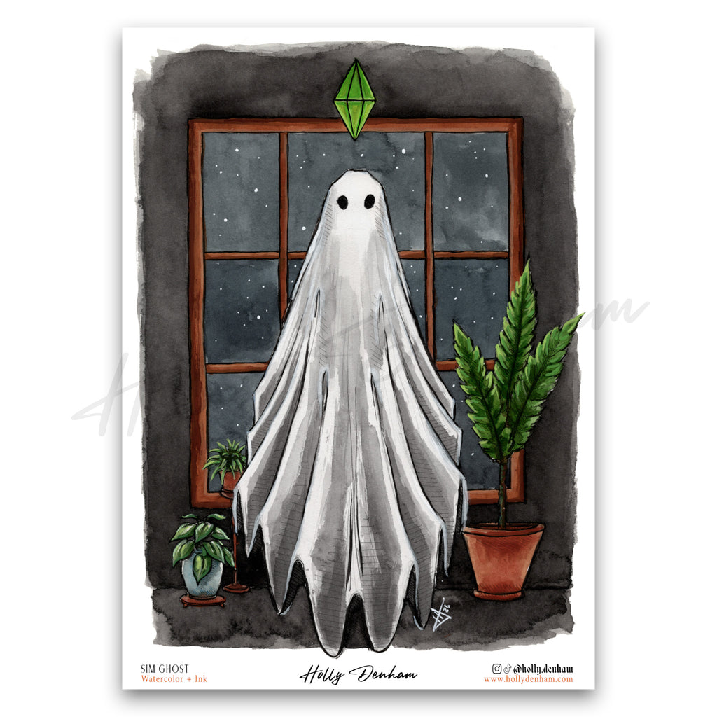 "Sim Ghost" Print
