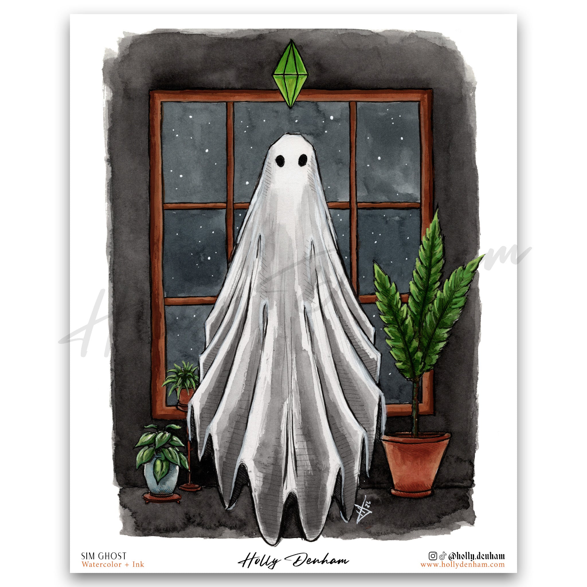 "Sim Ghost" Print
