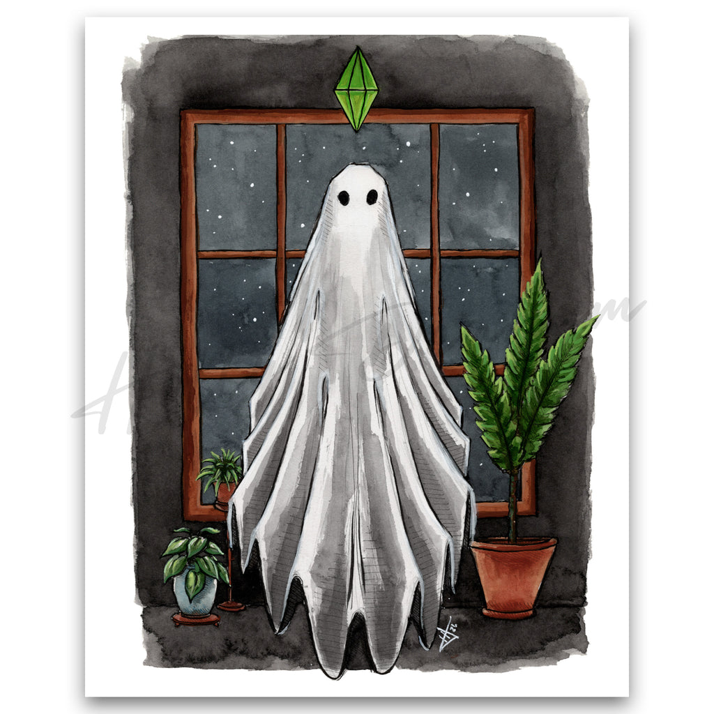"Sim Ghost" Print