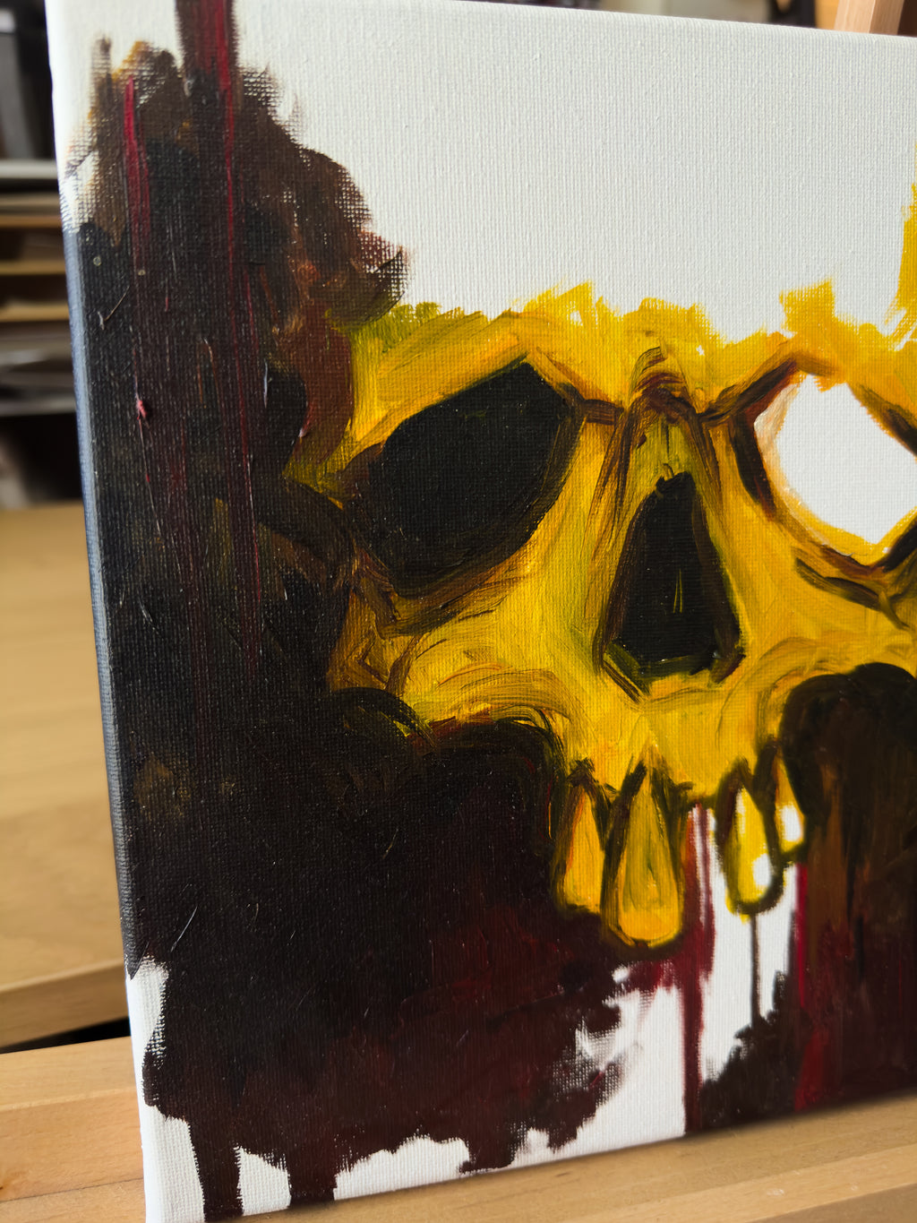 Skull Oil Canvas