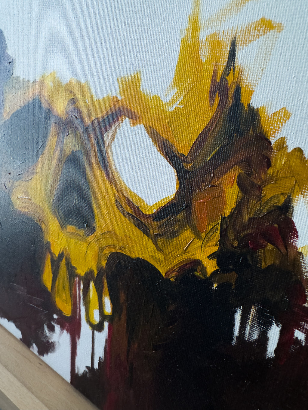 Skull Oil Canvas