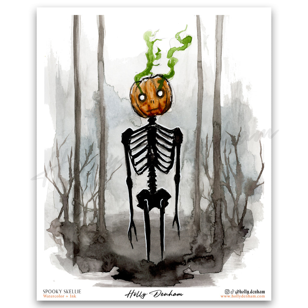 "Spooky Skellie" Print