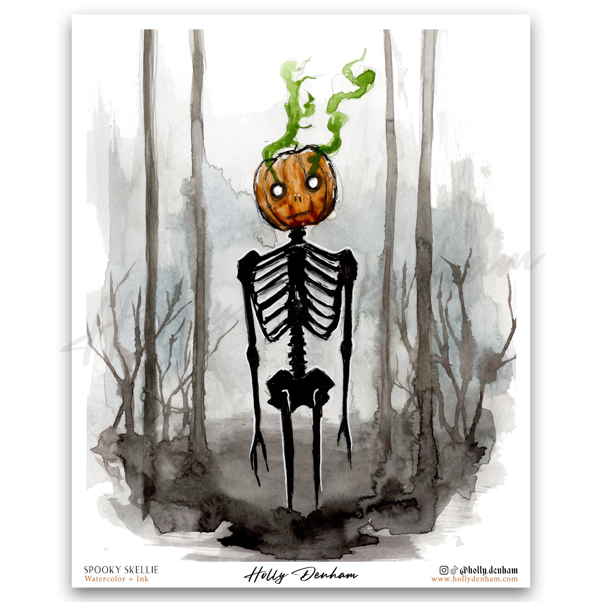 "Spooky Skellie" Print
