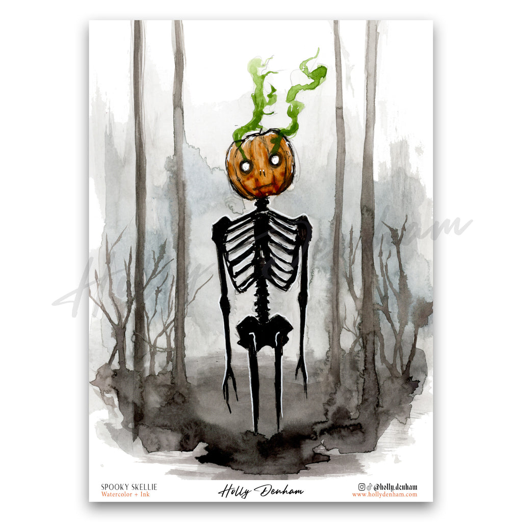 "Spooky Skellie" Print