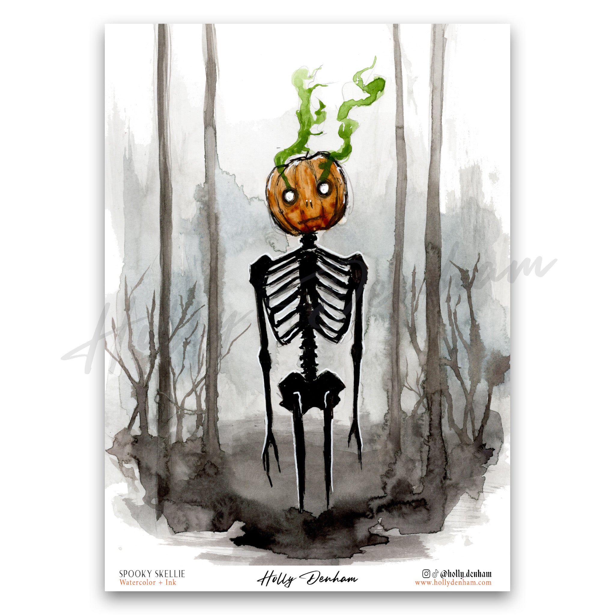 "Spooky Skellie" Print