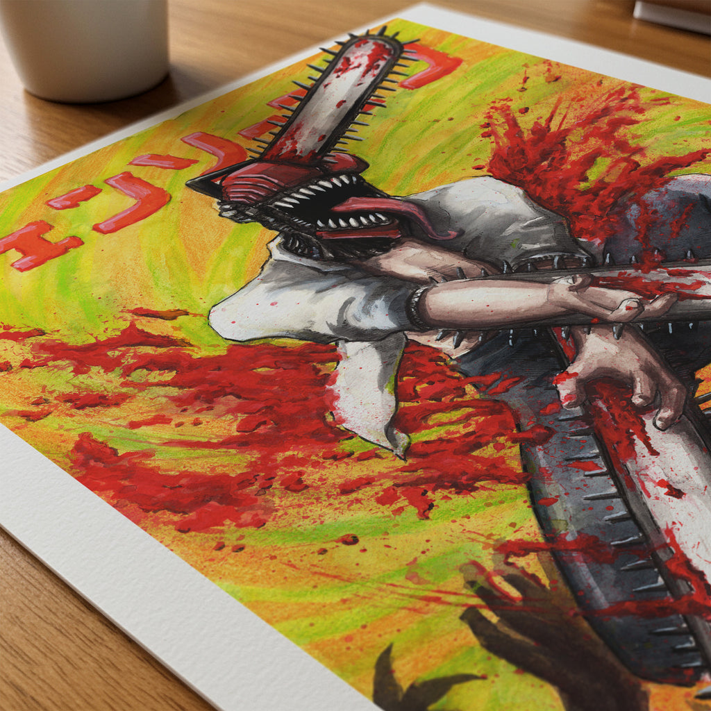The Chainsaw Print