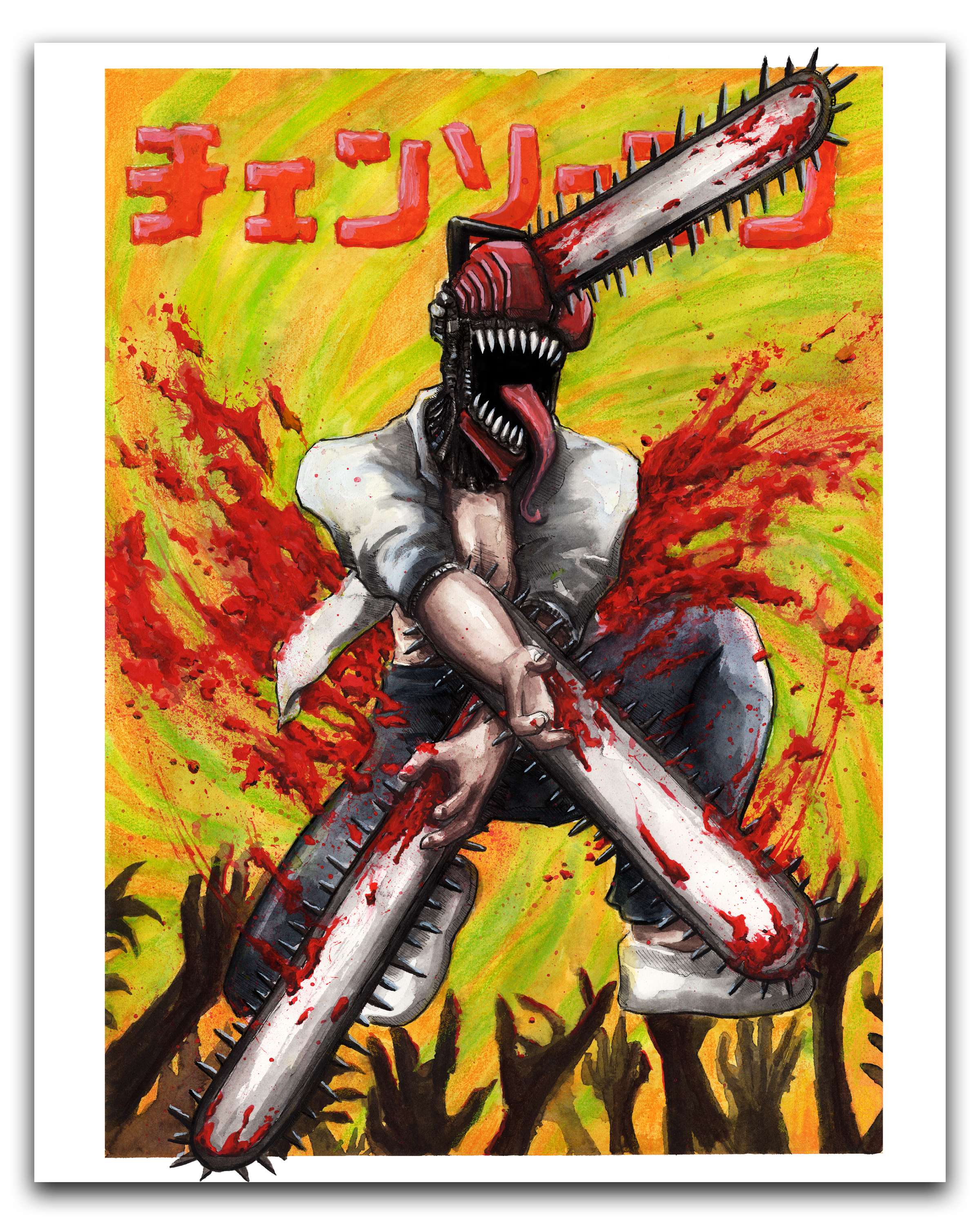 The Chainsaw Print