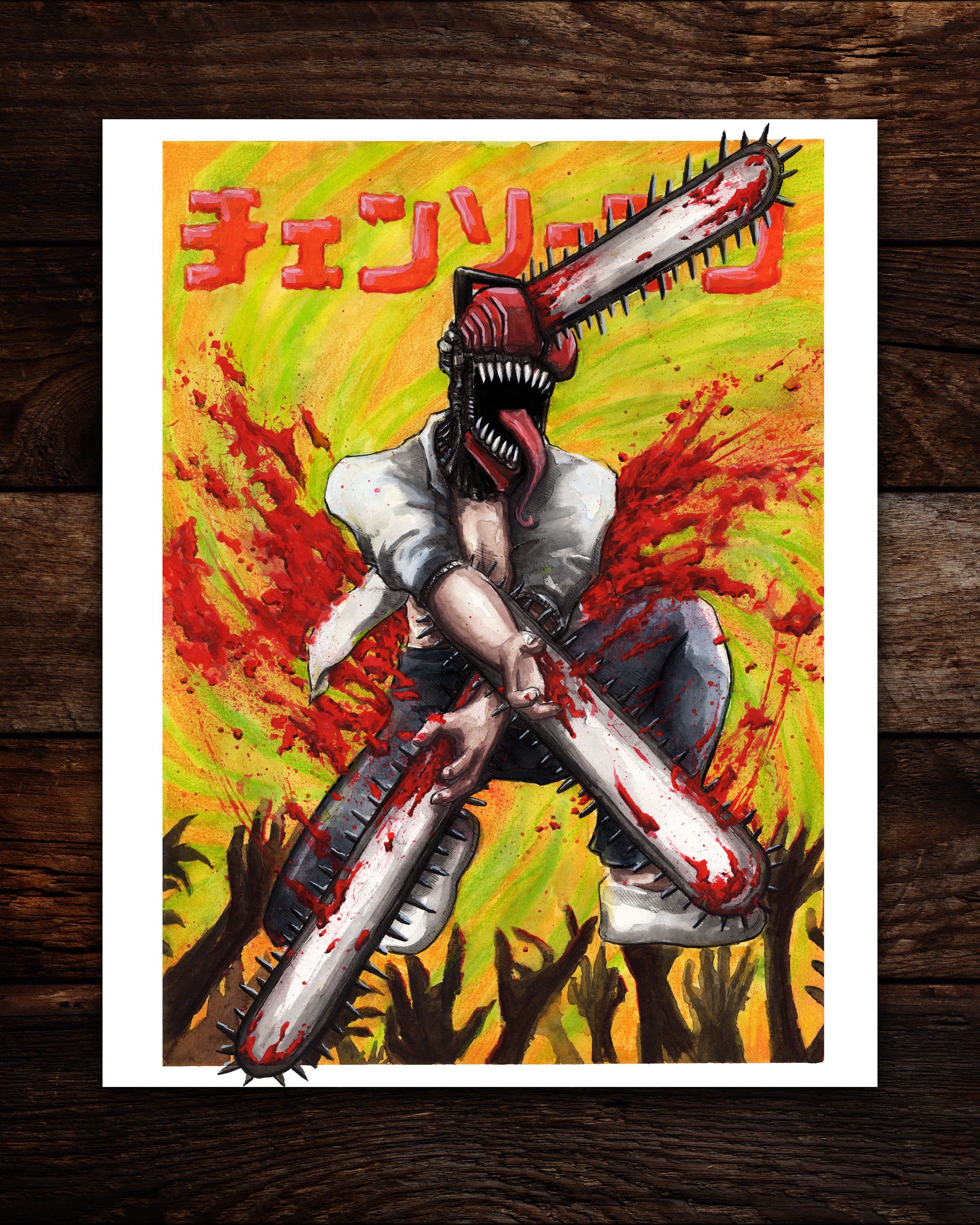 The Chainsaw Print