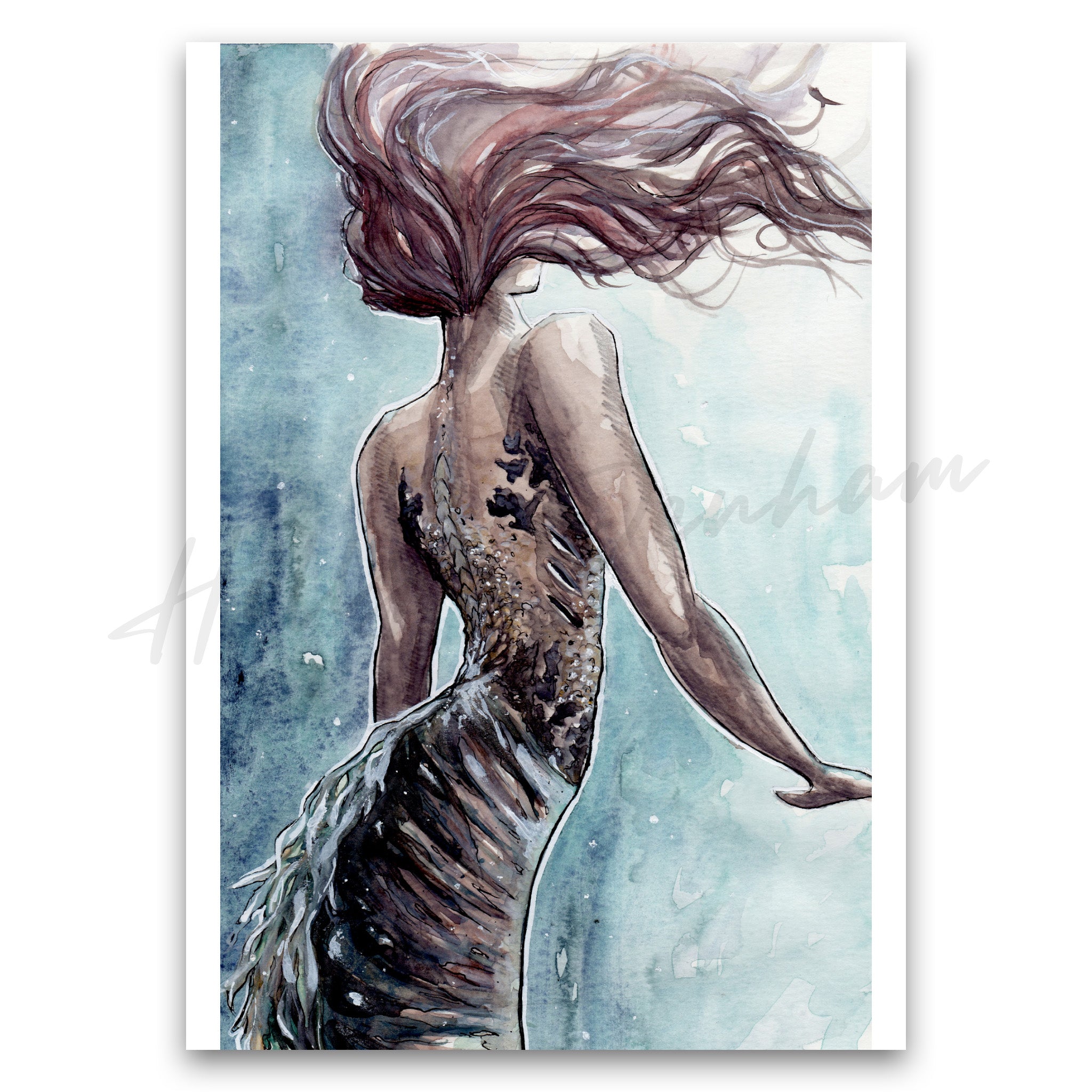 "The Mermaid" Print