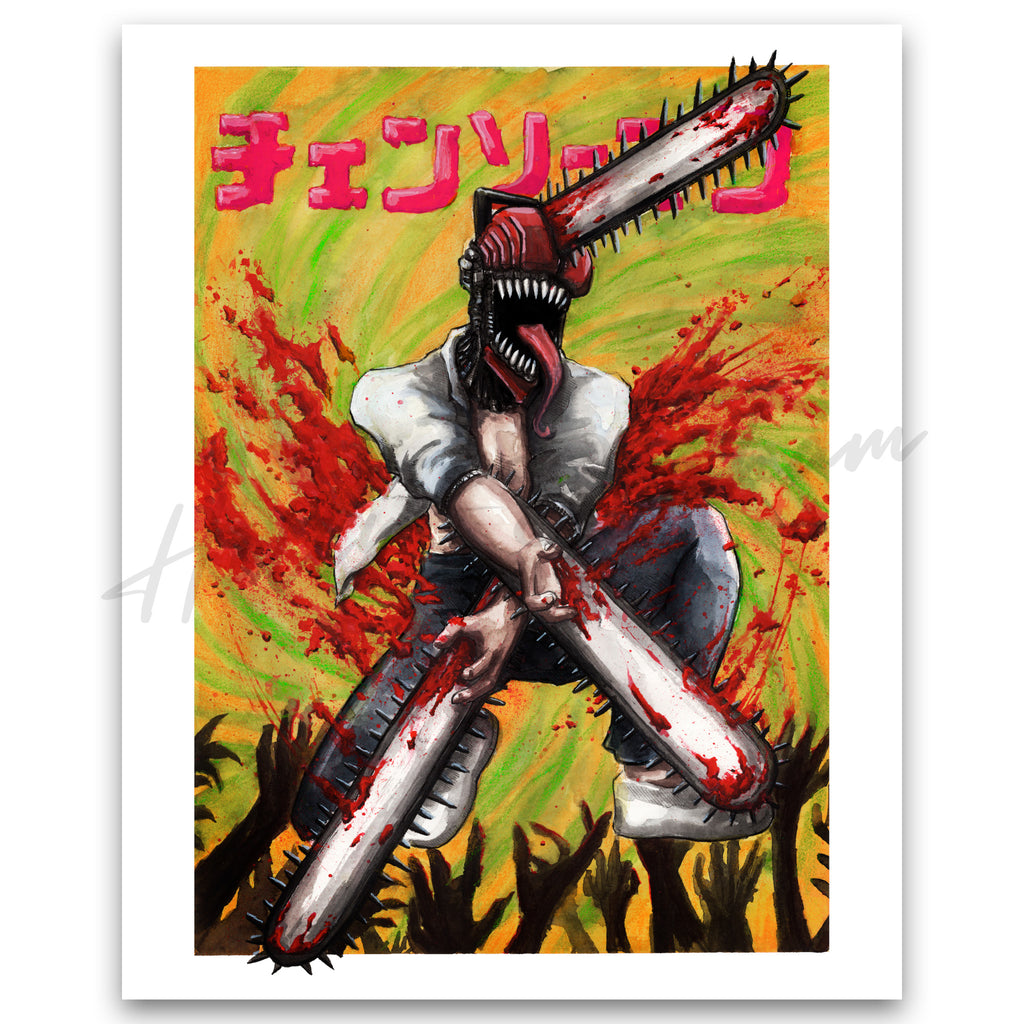 "The Chainsaw" Print