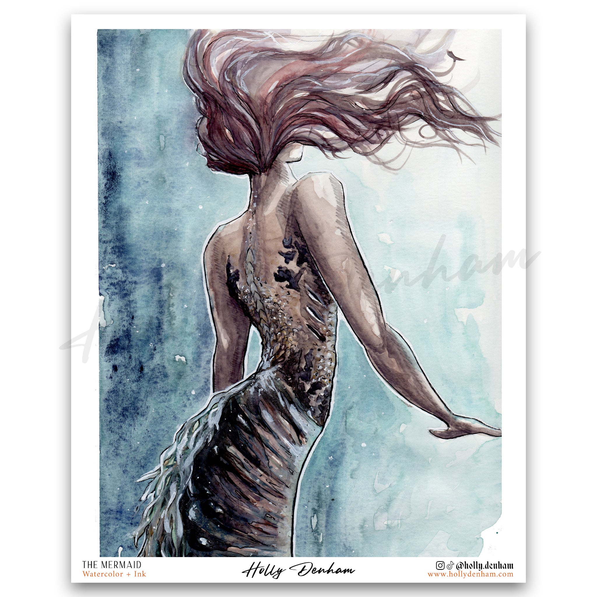 "The Mermaid" Print