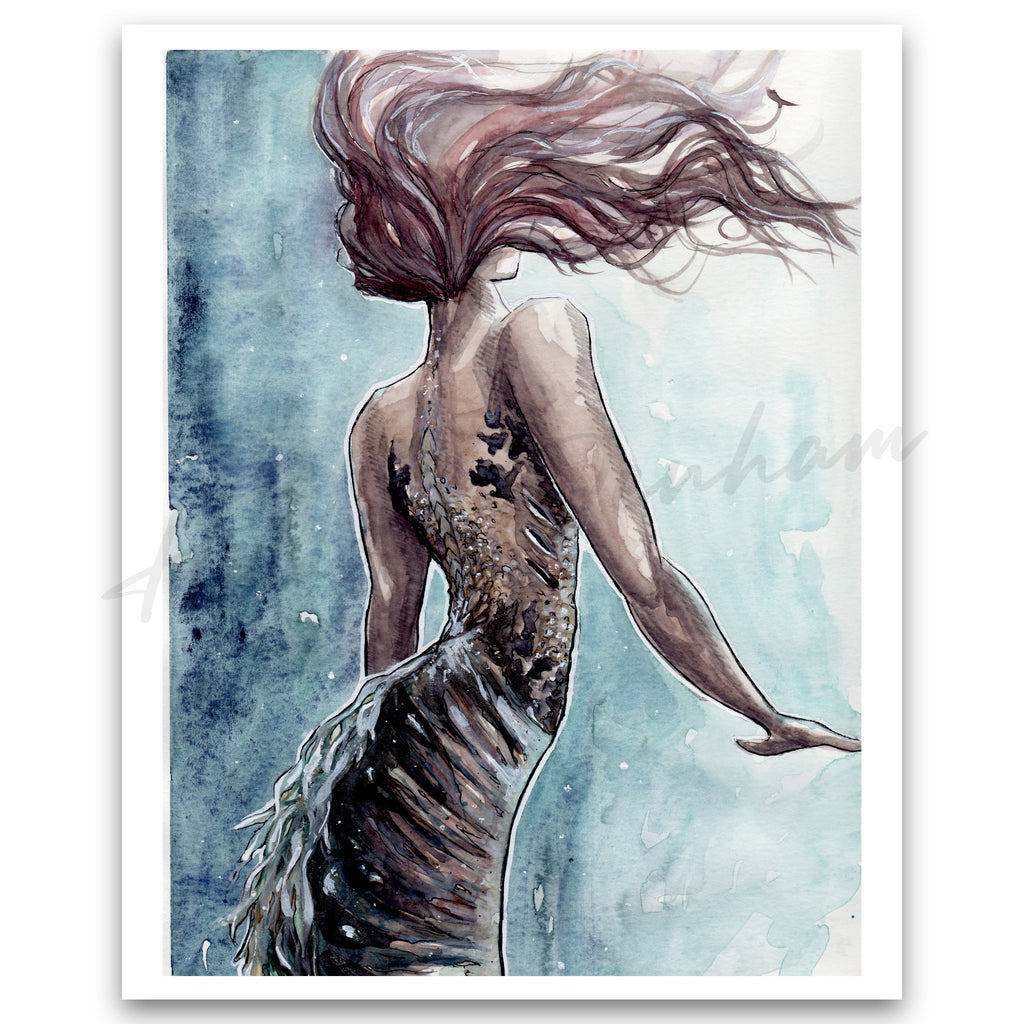 "The Mermaid" Print