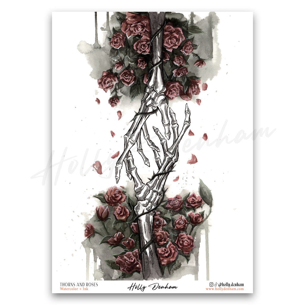 "Thorns and Roses" Print