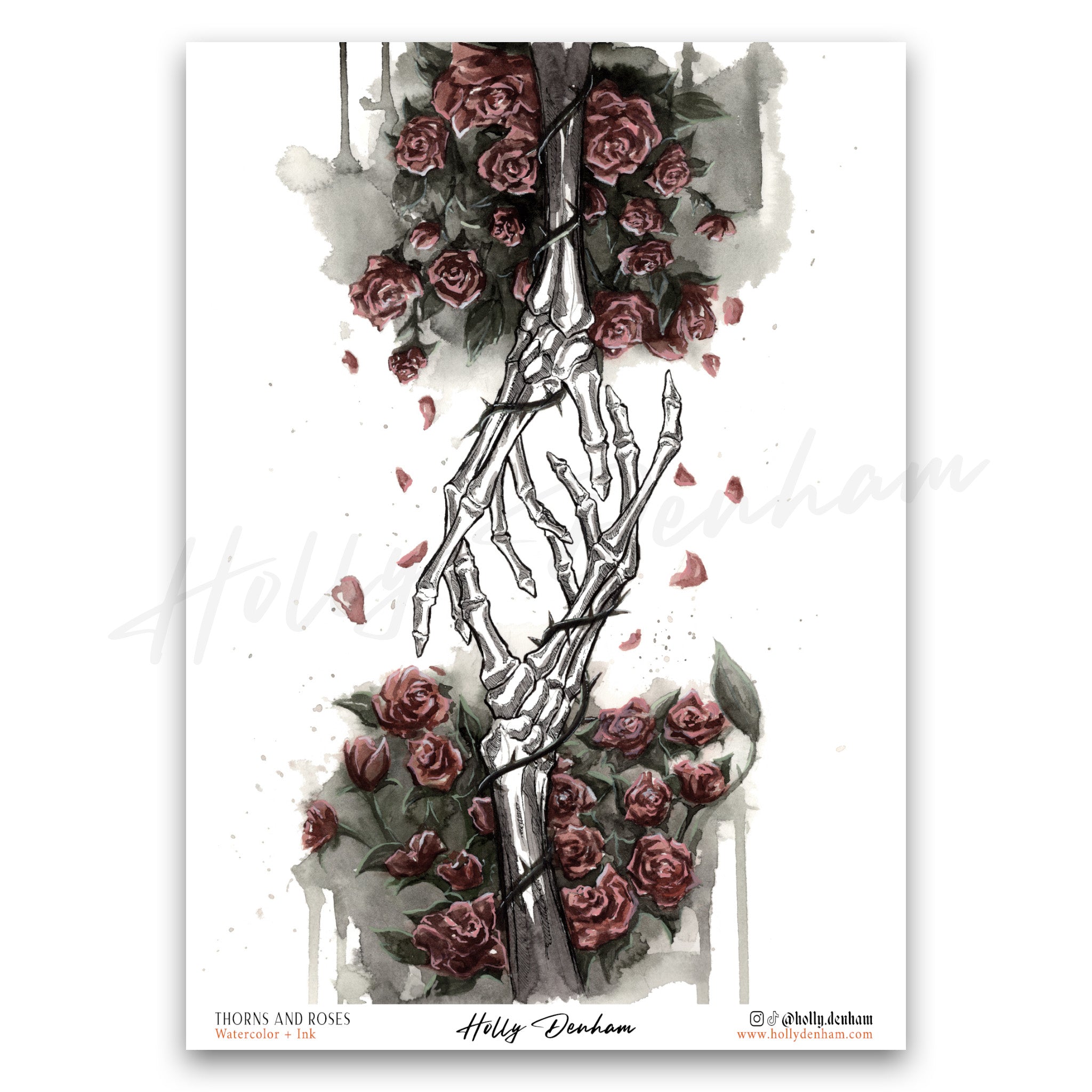 "Thorns and Roses" Print