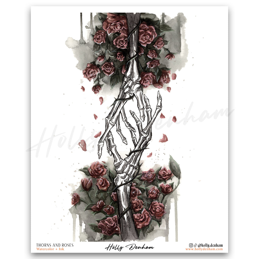 "Thorns and Roses" Print