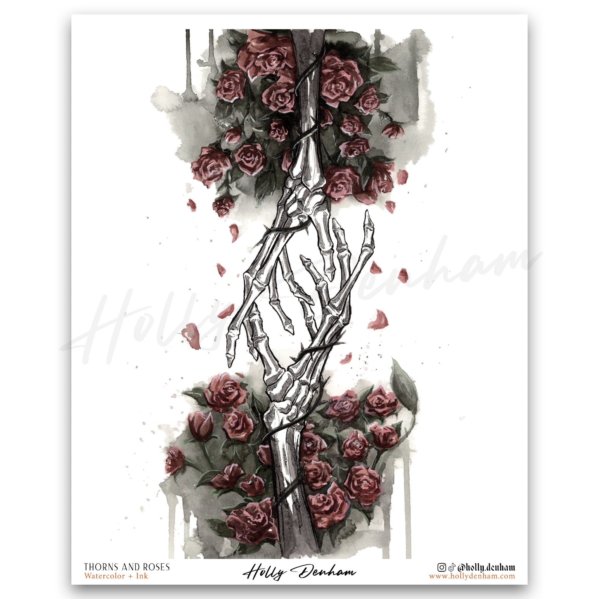 "Thorns and Roses" Print