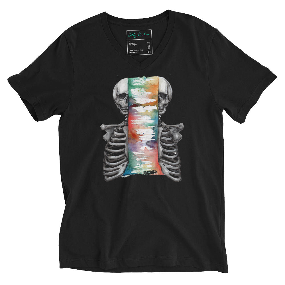 Life Within Death Unisex Short Sleeve V-Neck T-Shirt