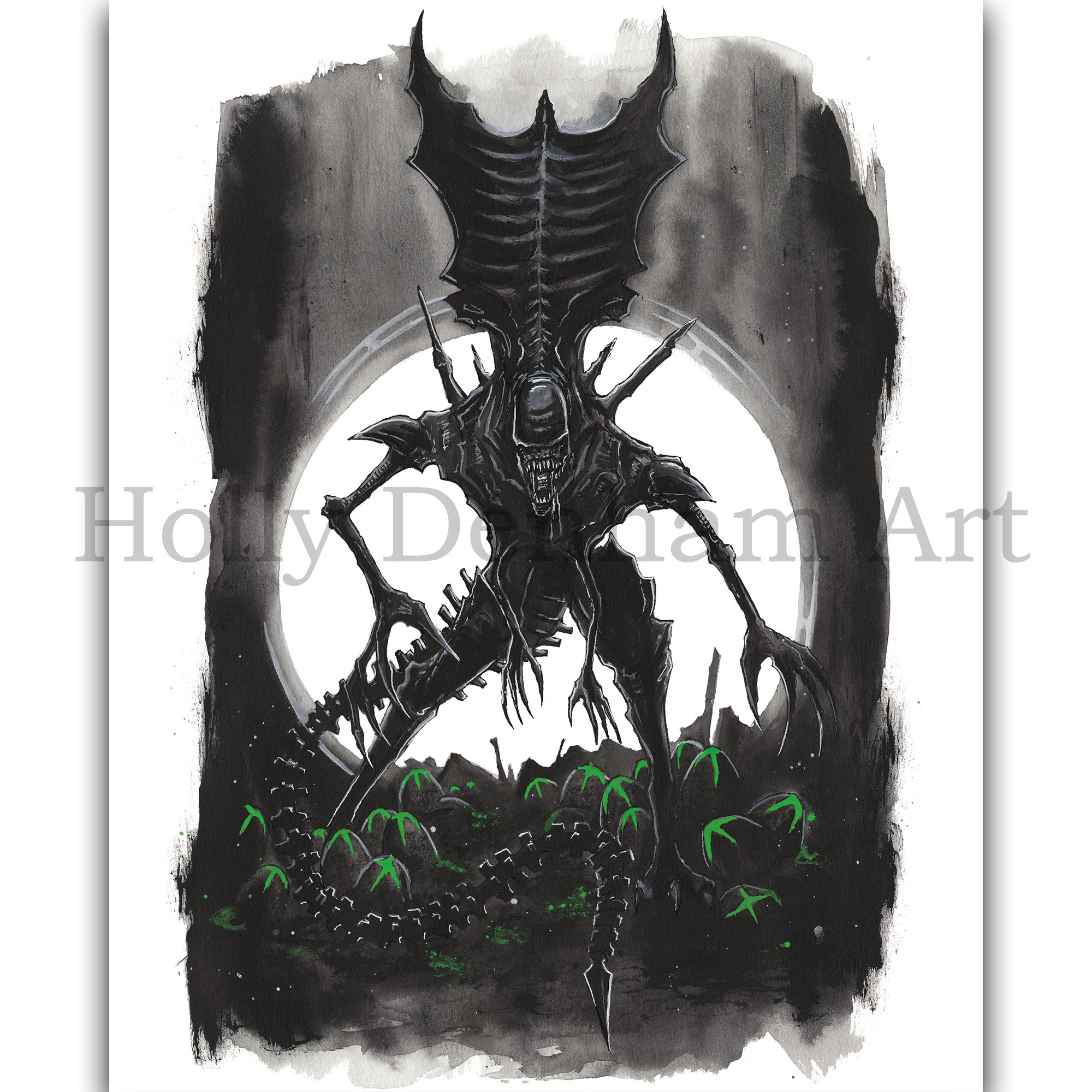 Xenomorph Queen Print
