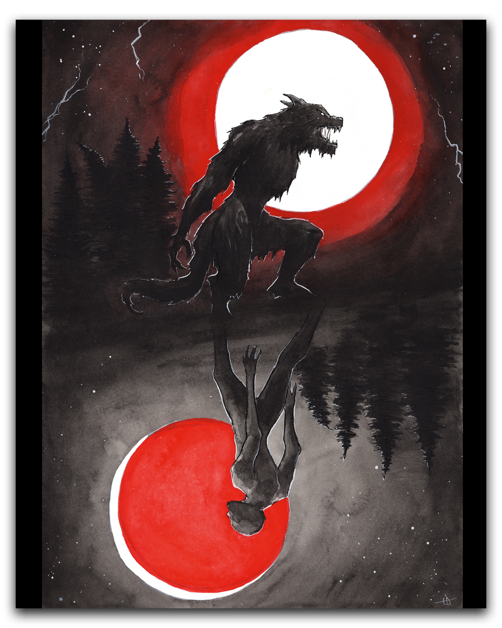 Werewolf Print